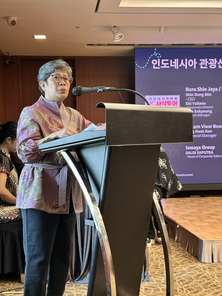 개회사를 하는 율리아 차관보 ©인도네시아 관광부
