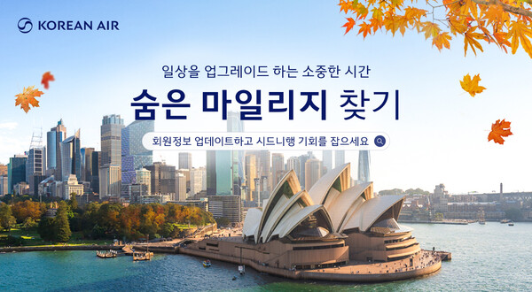 숨은 마일리지 찾기 포스터.(사진_대한항공)