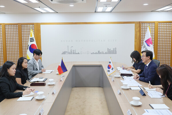 부산시, 주부산 필리핀 총영사 접견. (사진_부산시)