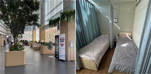 서울 용산구·은평구·양천구·구로구가 구청사 내 유휴공간에 냉방시설과 침상 등을 갖춘 폭염 대피공간을 조성해 시민들이 무더위를 피할 수 있도록 운영하고 있다.(사진_서울시)