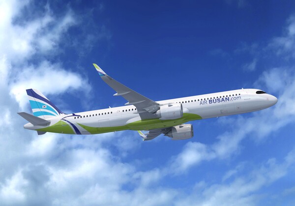 에어부산 A321neo 항공기.(사진_에어부산)