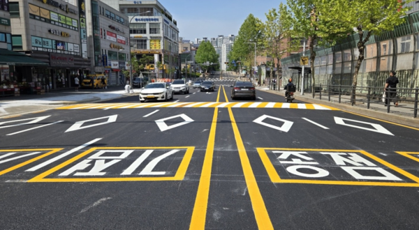 수지구 풍덕천동 일원에 준공된 변속차로 (사진_용인특례시)
