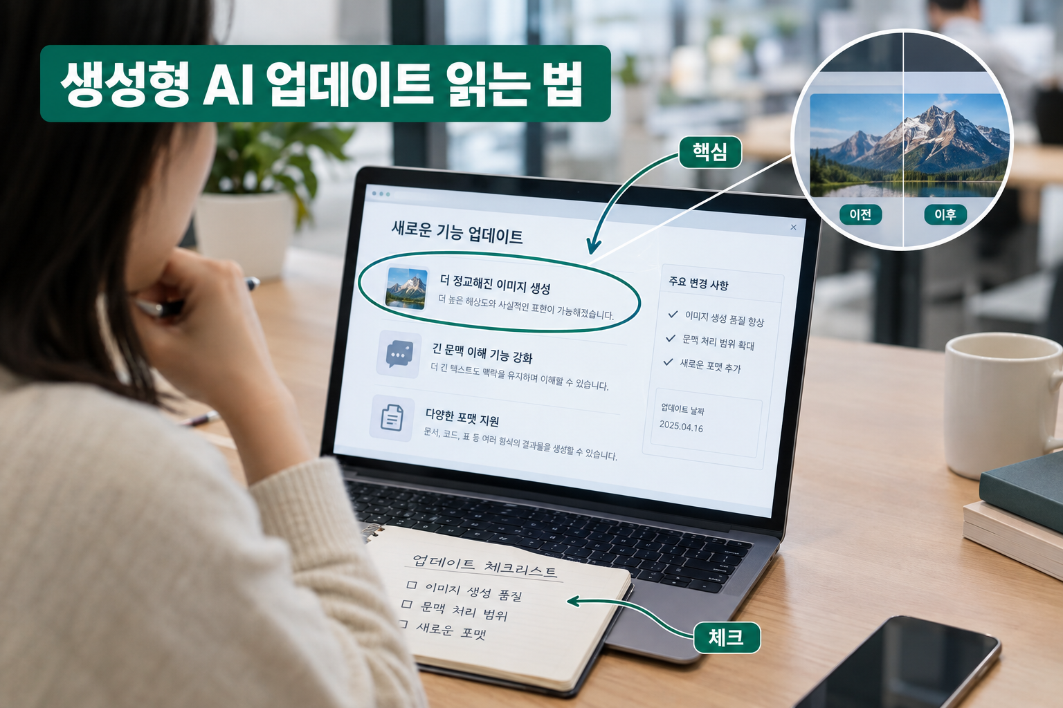 주요 기업이 내놓는 생성형 AI 서비스 업데이트가 챗봇에서 업무 플랫폼과 에이전트로 옮겨가는 흐름을 다룬 글
