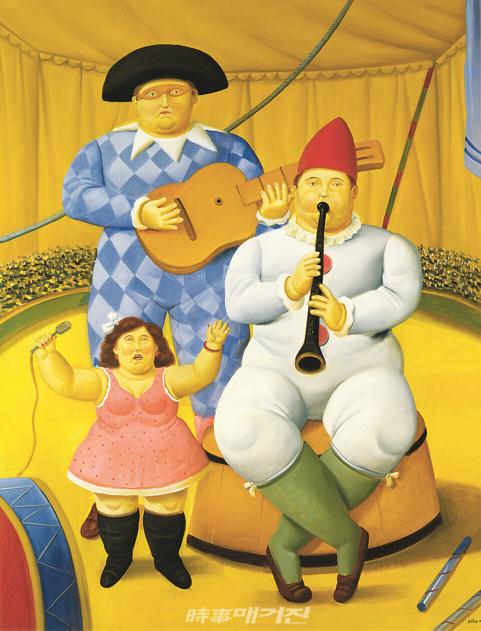 음악가들 Fernando Botero, Musicians, 2008 Oil on canvas, 178 x 100cm ©Fernando Botero Foundation