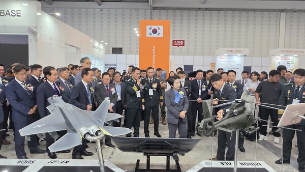 2026 대한민국 국방산업발전대전 KAI 현장 부스 전경.(사진_ KAI)